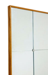 Mid Century Scandinavian Teak Segmented Wall Mirror — thumbnail 3