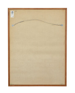 Swedish Oak Framed Mirror by Glas and Tra — thumbnail 3
