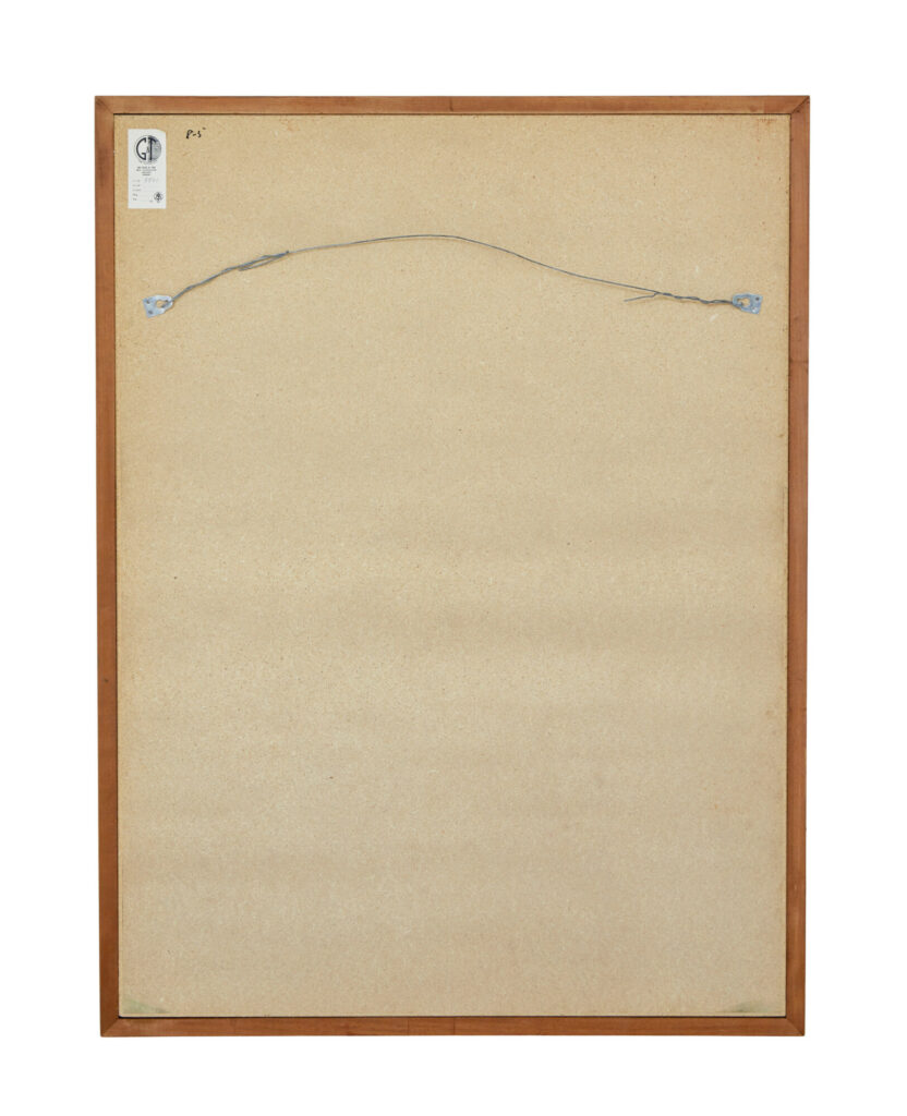 Swedish Oak Framed Mirror by Glas and Tra — image 3