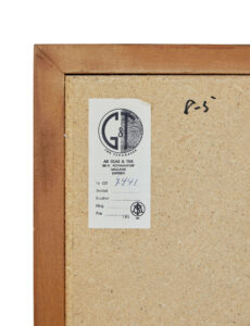 Swedish Oak Framed Mirror by Glas and Tra — thumbnail 2