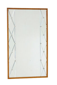 Mid Century Harlequin Mirror in Teak Frame by G&Amp;T — thumbnail 4