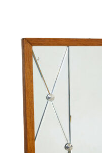 Mid Century Harlequin Mirror in Teak Frame by G&Amp;T — thumbnail 3