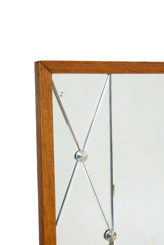 Mid Century Harlequin Mirror in Teak Frame by G&Amp;T — image 3