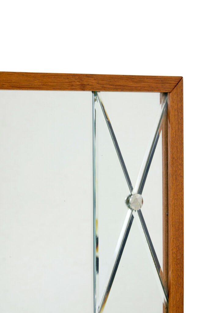 Mid Century Harlequin Mirror in Teak Frame by G&Amp;T — image 2
