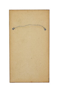 Mid Century Scandinavian Segmented Oak Frame Mirror — thumbnail 3
