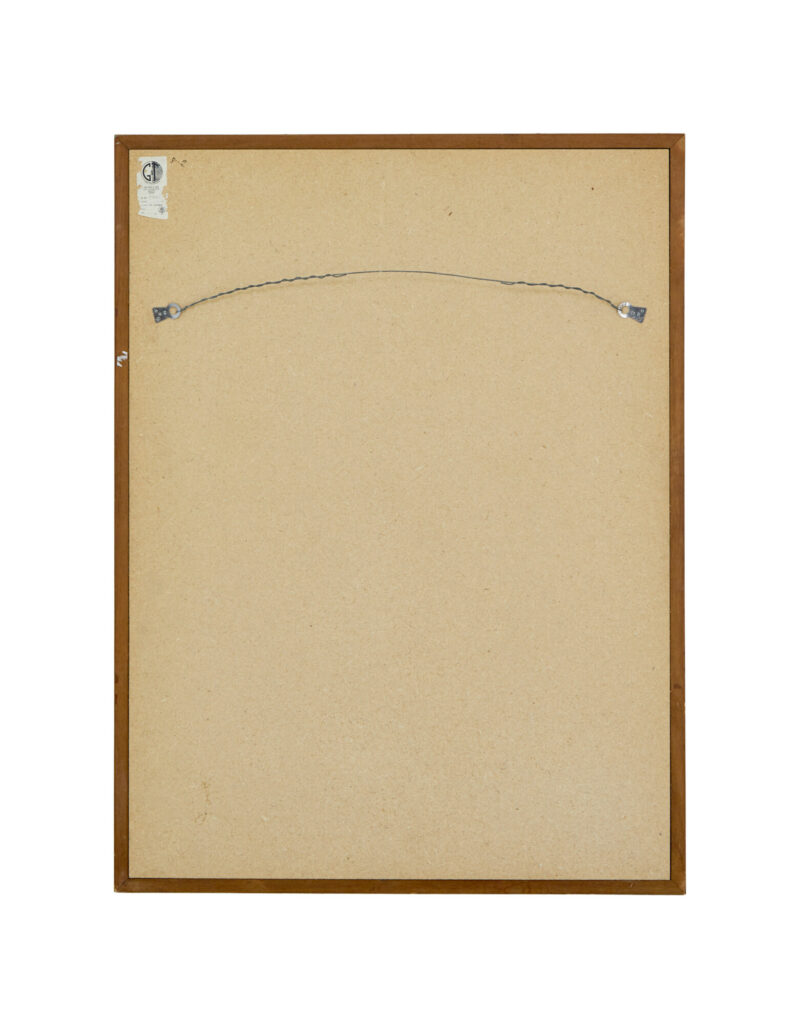 Large Oak Framed Scandinavian Mirror by G&Amp;T — image 5