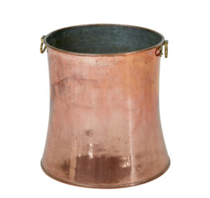 19th Century Copper and Brass Shaped Bucket — thumbnail 3