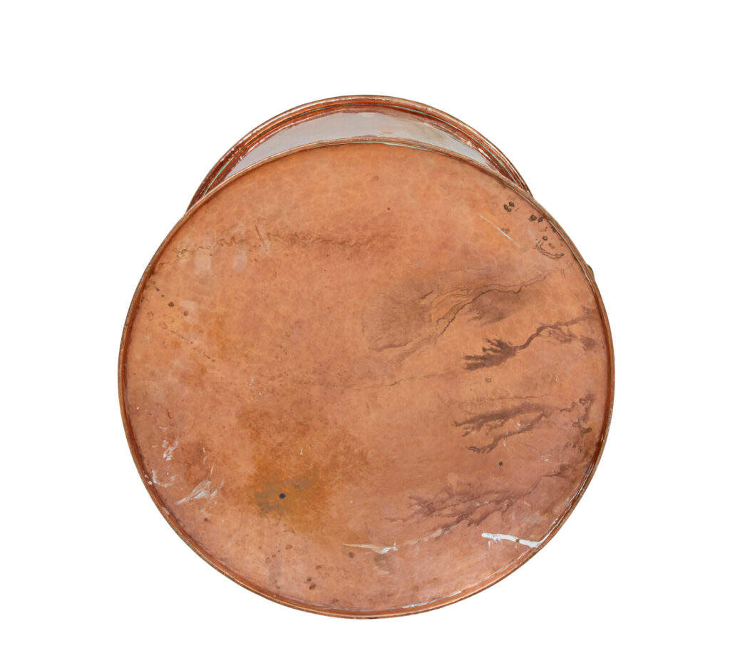 19th Century Copper and Brass Shaped Bucket — image 6