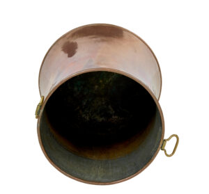 19th Century Copper and Brass Shaped Bucket — thumbnail 5