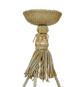 1930's Art Deco Carved Alabaster Ceiling Light — thumbnail 7
