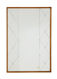 Mid Century Swedish Harlequin Wall Mirror by Kristall Asarum — thumbnail 1