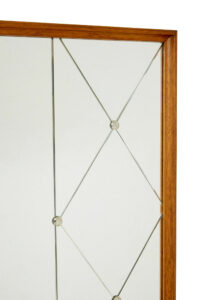 Mid Century Swedish Harlequin Wall Mirror by Kristall Asarum — thumbnail 6