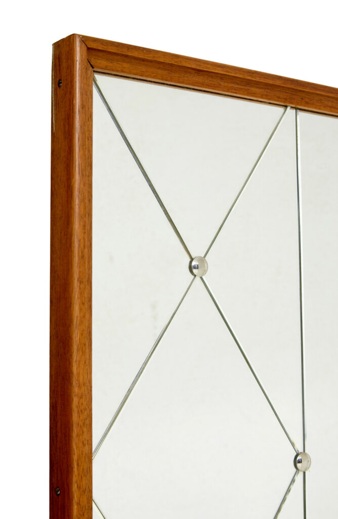 Mid Century Swedish Harlequin Wall Mirror by Kristall Asarum — image 5