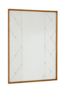Mid Century Swedish Harlequin Wall Mirror by Kristall Asarum — thumbnail 4