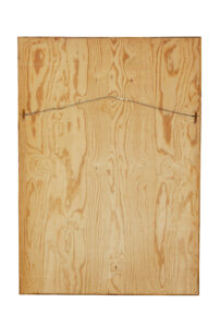 Mid Century Scandinavian Segmented Harlequin Mirror — thumbnail 2