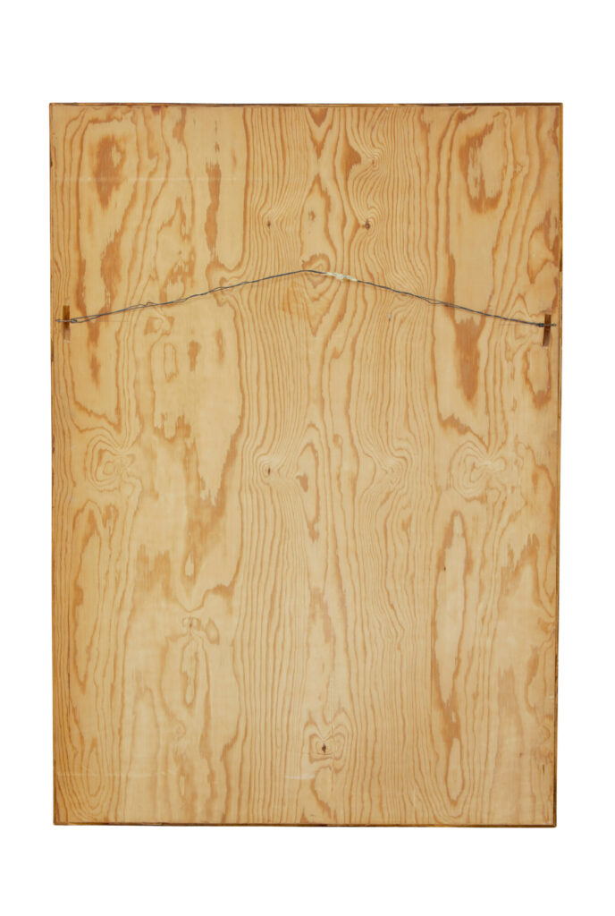 Mid Century Scandinavian Segmented Harlequin Mirror — image 2