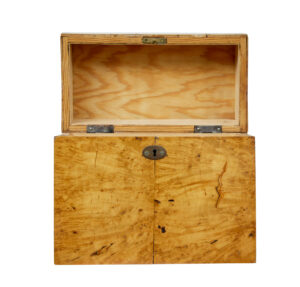 Swedish 19th Century Burr Birch Table Box — thumbnail 5