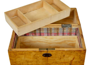 Swedish 19th Century Burr Birch Table Box — thumbnail 8