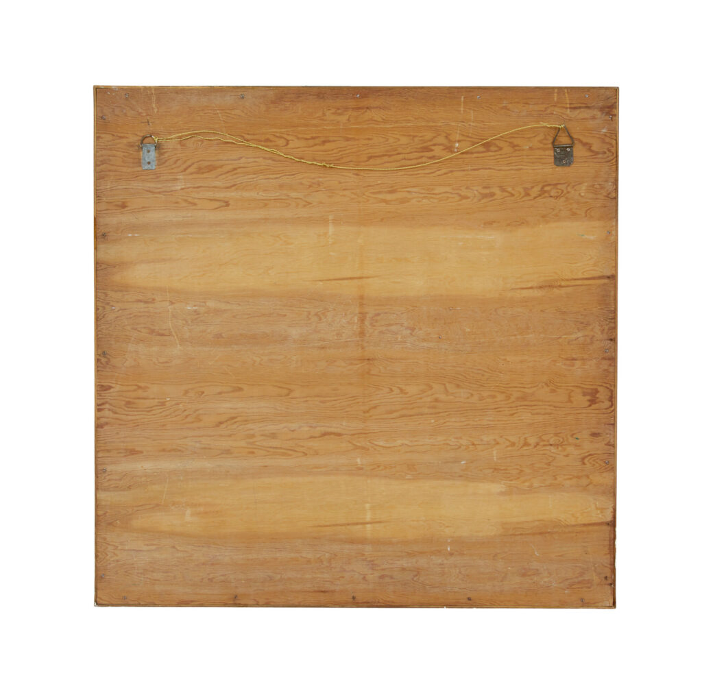 Mid Century Swedish Square Harlequin Mirror — image 5