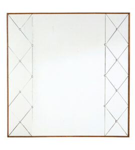 Mid Century Swedish Square Harlequin Mirror — thumbnail 1