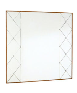 Mid Century Swedish Square Harlequin Mirror — thumbnail 4