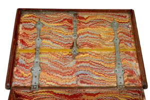 19th Century Swedish Hand Painted Oak Strong Box — thumbnail 7