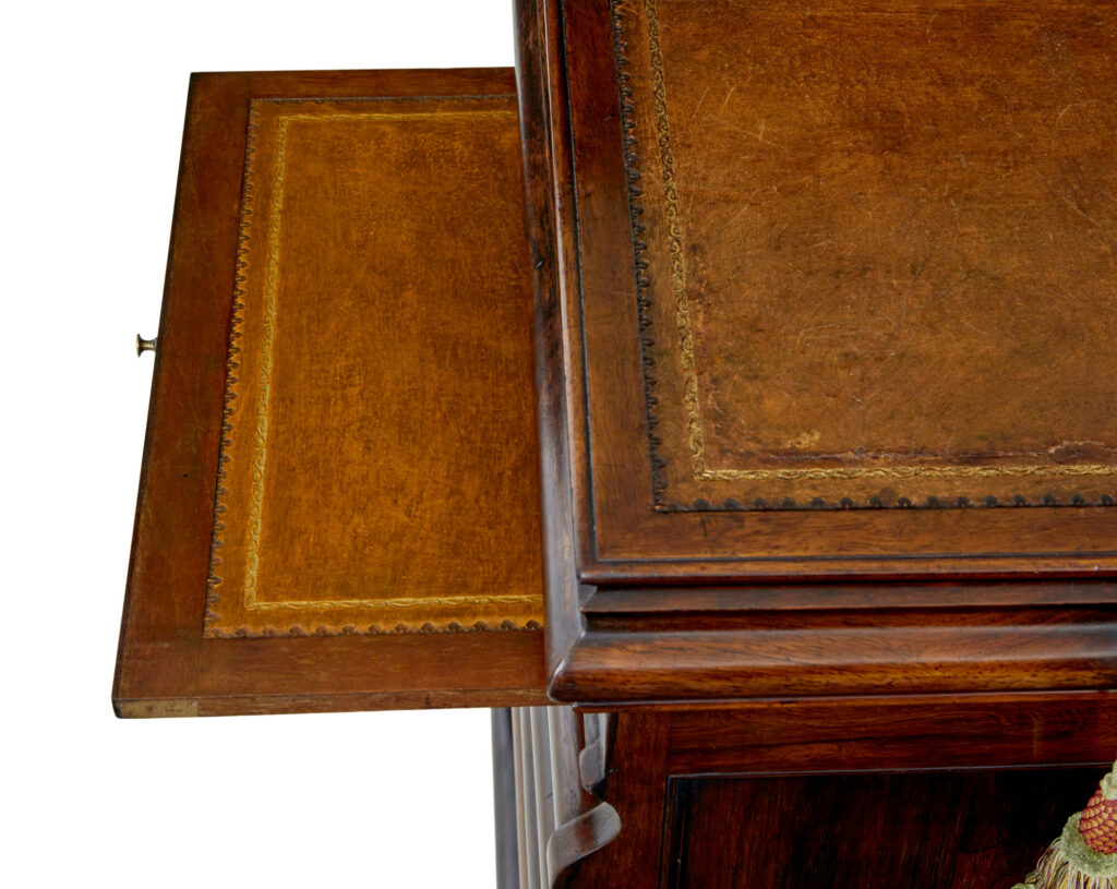 William Iv 19th Century Shaped Davenport Desk — image 7