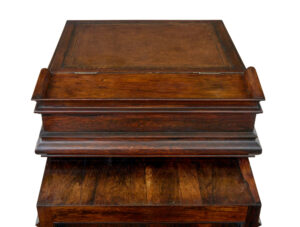 William Iv 19th Century Shaped Davenport Desk — thumbnail 5