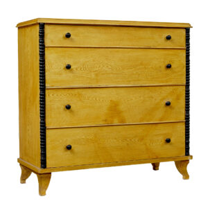 NORTHERN PINE MID 19TH CENTURY SWEDISH PAINTED CHEST
