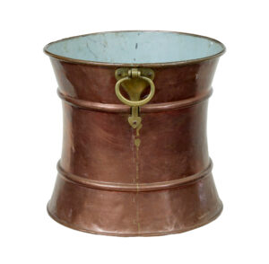 19th Century Decorative Copper and Brass Bucket — thumbnail 4