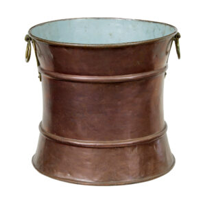 19th Century Decorative Copper and Brass Bucket — thumbnail 2
