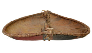 Kenyan Massai Tribe Hand Painted Hide Shield — thumbnail 8