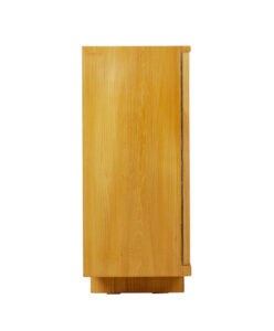 Swedish Art Deco Inlaid Elm Low Bookcase by Mjölby Intarsia — thumbnail 14