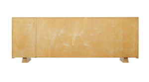 Swedish Art Deco Inlaid Elm Low Bookcase by Mjölby Intarsia — thumbnail 13