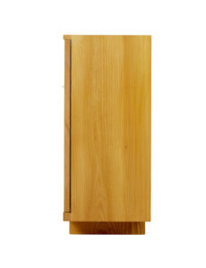 Swedish Art Deco Inlaid Elm Low Bookcase by Mjölby Intarsia — thumbnail 12
