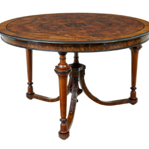 EARLY 20TH CENTURY BURR WALNUT OCCASIONAL TABLE
