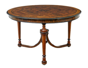 Early 20th Century Burr Walnut Occasional Table — thumbnail 9
