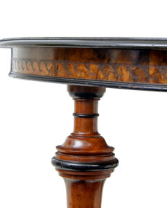 Early 20th Century Burr Walnut Occasional Table — thumbnail 2