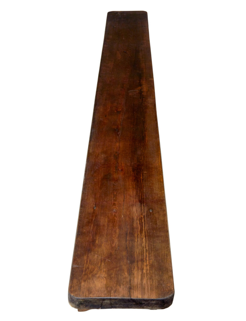 Pair of Large Early 20th Century Scandinavian Pine Benches — image 5