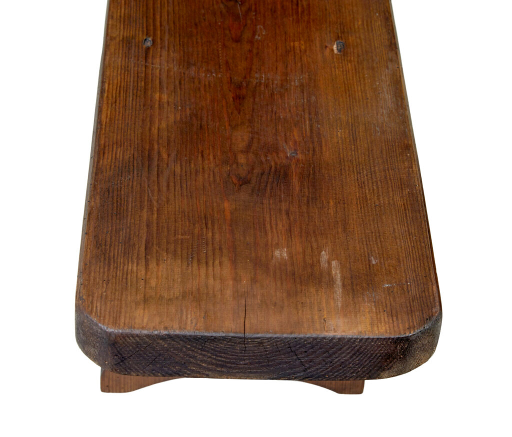 Pair of Large Early 20th Century Scandinavian Pine Benches — image 2
