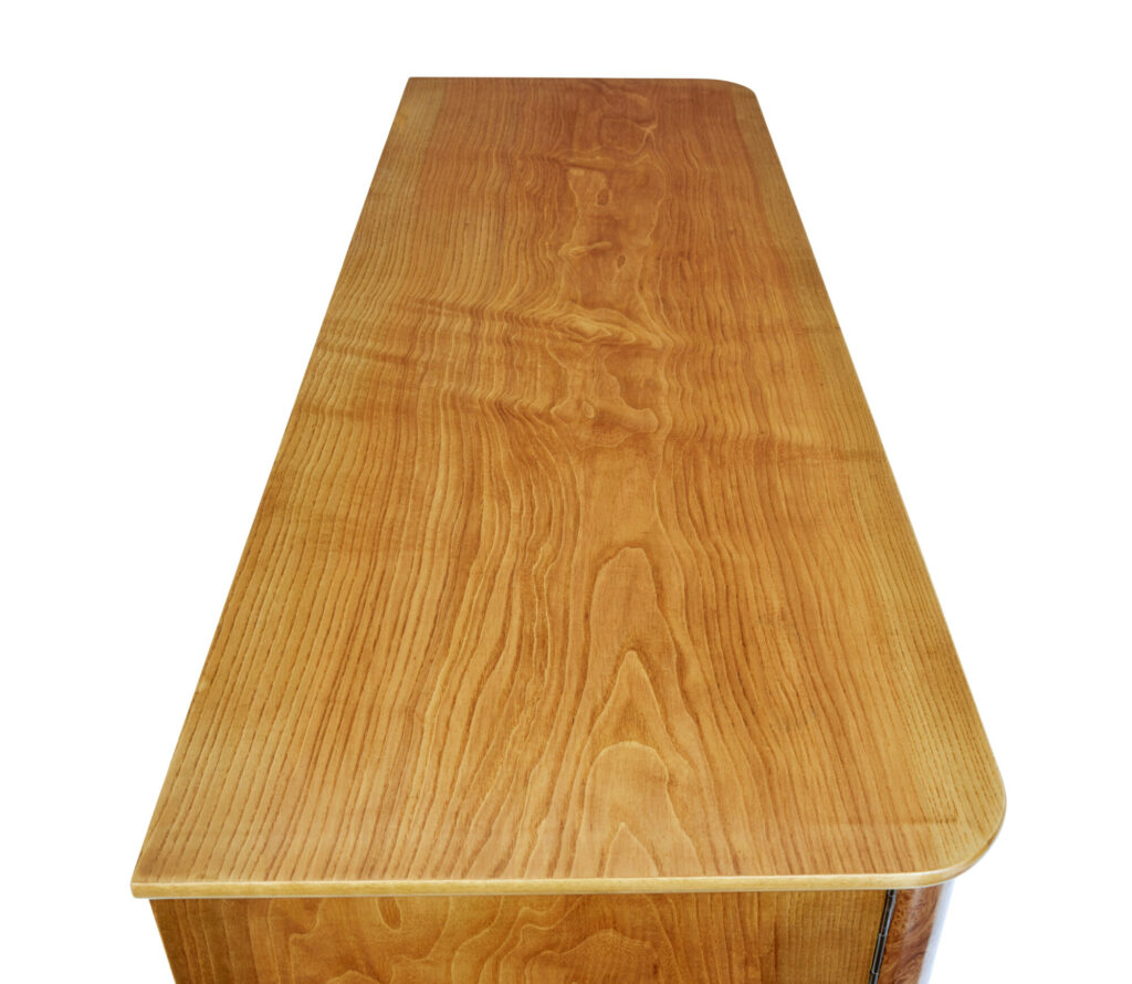 Mid 20th Century Swedish Burr Elm Cabinet — image 7