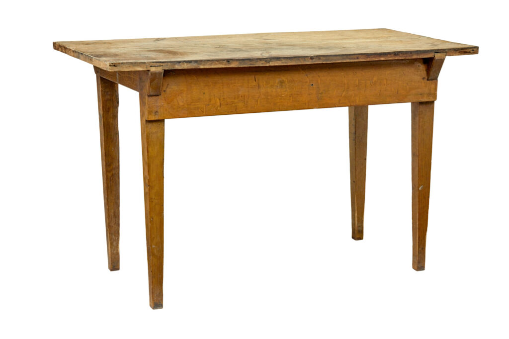 19TH CENTURY SWEDISH PINE RUSTIC SIDE TABLE