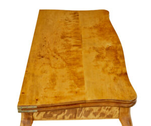 19th Century Rococo Revival Swedish Birch Tea Table — thumbnail 4