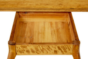 19th Century Rococo Revival Swedish Birch Tea Table — thumbnail 3