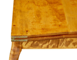 19th Century Rococo Revival Swedish Birch Tea Table — thumbnail 12