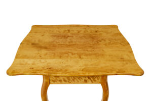19th Century Rococo Revival Swedish Birch Tea Table — thumbnail 11