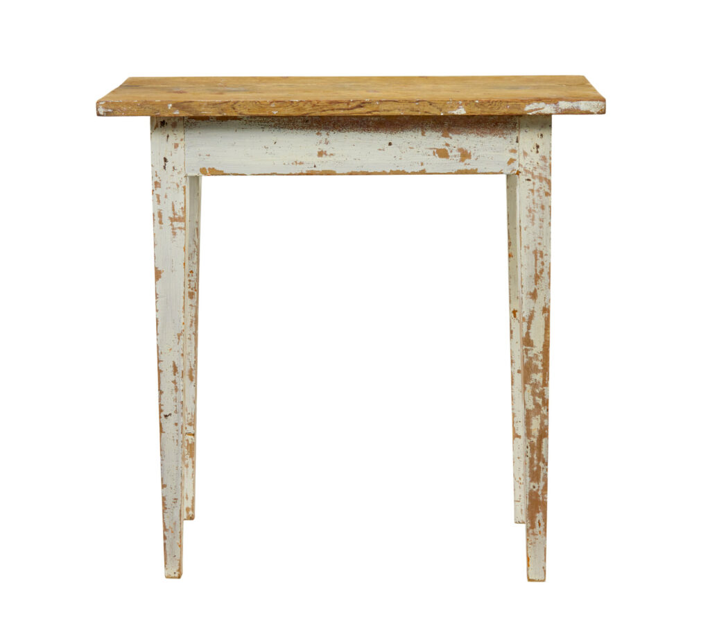 Swedish 19th Century Rustic Painted Pine Table — image 7