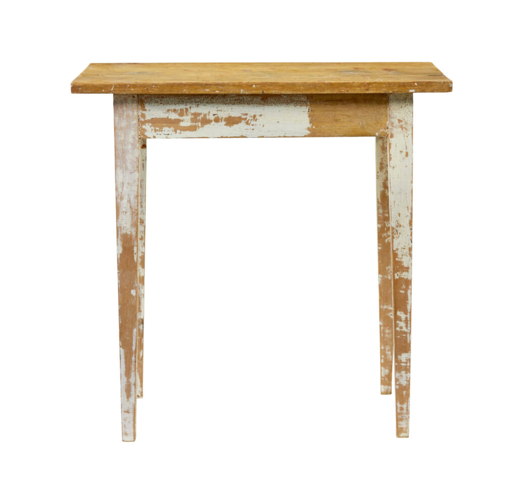 Swedish 19th Century Rustic Painted Pine Table — image 5