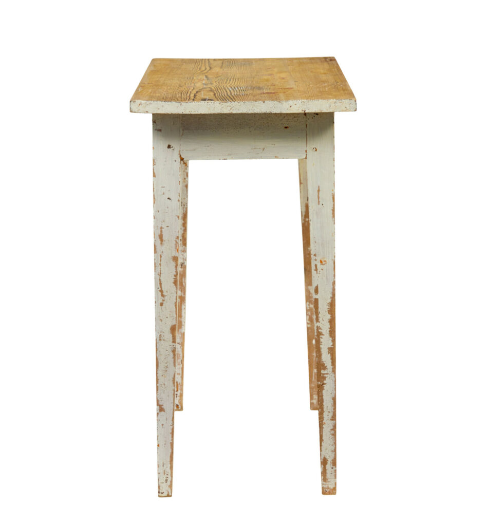 Swedish 19th Century Rustic Painted Pine Table — image 4
