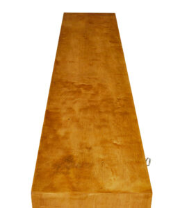 Scandinavian Elm and Birch Low Open Bookcase — thumbnail 4